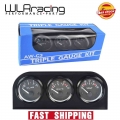 WLR RACING 52mm Electrial Triple Kit(Voltmeter+oil Temp Gauge+Oil Pressure Gauge)Sensor Temperature Or Water Temperature Gauge