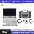 Newest for SUPER MB PRO M6 Wireless Star Diagnosis Tool with Multiplexer + Lan Cable + OBD2 16pin Main Test Cable|Engine Analyze