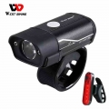 WEST BIKING Bicycle Light L2 LED Bike Headlight Taillight Kit USB Rechargeable Battery Flashlight Bike Torch Lamp|bike light|roa