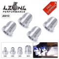 Aluminum An4 An6 An8 An10 An12 Straight Male Weld Fitting Adapter Weld Bung Nitrous Hose Fitting 4pcs/set - Engine -