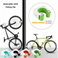 The New Road Bike Wall Mount Hook Bicycle Parking Buckle Portable Wall Rack Indoor Vertical Bracket for Racing Bicycle|Bicycle R