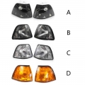 Car Left &right Corner Turn Signal Light Corner Lights With 4 Colors Lens For 3 Series E36 4dr 1992-1998 63138353279/6313835