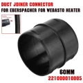 60mm/75mm Car Heater Duct Joiner Pipe Air Diesel Parking Heater Hose Line Connector For Webasto Eberspacher|Heater Parts| - Of