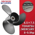 Outboard Propeller For Tohatsu Mercury 8hp 9.9hp 8.5*7.5 Boat Motor Aluminum Alloy Screw 3 Blade 12 Spline Marine Engine Part|M