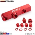 Epman Billet Aluminum Assembly Twin Fuel Pump Outlet Manifold For Epman 044 Fuel Pump For Bmw E39 Android Ep-ca120s-yg - Engine