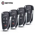 KEYYOU Modified Car Key Case For Opel Vauxhall Insignia Astra Mokka For Chevrolet Lova Aveo Cruze Camaro Malibu For Buick|Car Ke