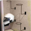 1pcs Motorcycle Helmet Holder Hanger Rack Wall Mounted Hook Jacket Cap Hat Hook Motorcycle Accessories Helmet Stand Organizer -