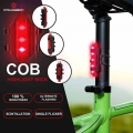 CYCLINGBOX Bicycle Tail Light USB Rechargeable Rear Light Road Mountain Warning Flashli Night Riding Bike Accessories Taillight