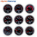 Dynoracing 2" 52mm Car Boost Gauge Bar Psi Exhaust Gas Temp Water Temp Oil Temp Oil Press Air Fuel Gauge Voltmeter Tachomet