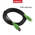 Vxdiag Vcx Se Obd2 Diagnostic Tool Extension Cable Type C Wire Connector Original Usb Adapter Car Accessories Diagnosis Fault -