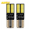 2x T10 Led Bulbs W5w Canbus 12v 24smd 5000k White Car Interior Reading Light Wedge Side License Plate 5w5 Led Free Error 194 168