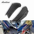 Motorcycle Accessories Fairing Panel Cover Case DOWNFORCE SPOILERS For BMW S1000RR 2010 2018 HP4 Carbon Fiber|Covers & Ornam