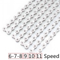 Bicycle Chain 6/7/8 9 10 11 12 Speed Plating High End Steel Anti-rust Bike Chain For Mountain Road Bike116l - Bicycle Chains - O