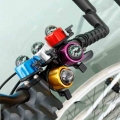 Bicycle Bell Mountain Road Bike Aluminum Cap Black Bells With Compass Portable Waterproof Cycling Equipment|Bicycle