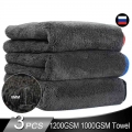 Car Wash Detailing Towel Super Microfiber Towel Car Cleaning 1200GSM Car Products Auto Wax Washing Drying Cloth Rags for Car|Spo