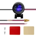 Auto Car Water Temp Gauge/Voltmeter For Cars 28 / 34MM Adapter 10MM Car Temperature Sensor NPT 1/8 Meter 10~110 Celsius 12V 24V