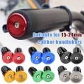 1 Pair Bicycle Grip Handlebar End Cap Aluminum Alloy Lock MTB Mountain Handle Bar Grips End Plugs for Bike Handlebar Accessory|V