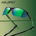 Aielbro New Cycling Eyewear Sets Men's Sunglasses Polarized Glasses Cycling Sunglasses For Sports Tr-90 Sunglasses For Men -