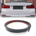 Universal 1.2M Black Soft Car Rear Roof Trunk Spoiler Rear Wing Lip Trim Sticker Car Spoiler Styling DIY Refit Spoiler|Spoilers