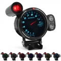 Dynoracing 80mm High Speed Stepper Motortachometer Gauge 7 Colors 0-11000 Rpm Meter With Shift Light Tt101504 - Tachometers - Of