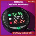 Kkmoon Waterproof 9-24v 3-in-1/5-in-1 Night Vision Motorcycle Voltmeter Volt Gauge Display Table Led Volt Meter In Moto - Volt M