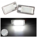 2pcs License Plate Light For Audi A3 S3 A4 S4 B6 A6 S6 A8 S8 Led Light For Car License Number Plate Light Lamp Car Lights Hot -