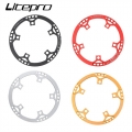 Litepro Bmx Bicycle Bcd130 Single Disc Gear Round Plate Crankset 45/47/53/56/58t Folding Bike Chainwheel Crank Chainring - Bicyc