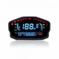 Motorcycle Universal LED LCD Speedometer Digital Odometer Backlight Speed water temperature oil meter For 2 4 Cylinders honda|In