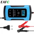 12v 6a Full Automatic Car Battery Charger Power Pulse Repair Chargers Wet Dry Lead Acid Battery-chargers Digital Lcd Display - B