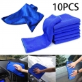 Wholesale 10pcs 30x30cm Microfiber Car Cleaning Towel Washing Window Glass Detailing Household Cleaning Small Towel|Car Washer|