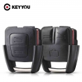 KEYYOU Remote Car Key Shell 2/3 Buttons for OPEL VAUXHALL Vectra Zafira Omega Astra h j insignia g Mk4 B c mokka Auto Key Case|C