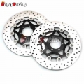 Round Front Brake Disc Rotors For Yamaha FJ 1200 TRX 850 TDM 850 FZ GENESIS 750 FZS FAZER 600 FZR600 XJR400 XJR 400|Brake Disks|