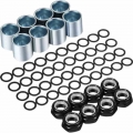 56Pcs Skateboard Truck Hardware Kit Skateboard Spacers Longboard Axle Nuts Skateboard Accessories|Skate Board| - Ebikpro.