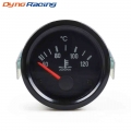 2" 52mm Car Water Temp Gauge 40 120 Celsius Pointer 12V Water Temperature Temp Gauge Yellow Light Car Meter Without Sensor|