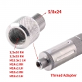 Stainless Steel Thread Adapter 1/2-28 M14x1 M15x1 13.5x1 To 5/8-24 For Muzzle Brake Barrel - Nuts & Bolts - ebikpro.com