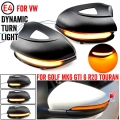 Dynamic Blinker Side Mirror Indicator For Volkswagen Golf Mk6 Gti 6 R Line Vi R20 Led Turn Signal Light Touran Tuning - Signal L