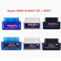 Super Mini Wifi ELM 327 V1.5 Android IOS Auto Diagnostic Tool OBD II Code Reader ELM327 V2.1 Bluetooth Compatible OBD2 Scanner|