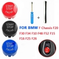 Start Stop Engine A Key To Start Engine Start Button Cover For Bmw F Chassis F20 F30 F34 F10 F48 F52 F15 F16 F25 F26 Car Styli -