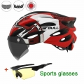 Professional Ultralight Cycling Helmet Bicycle Helmet In Mold With Visor MTB Road Bike Helmet Riding Safe for man women|Bicycle