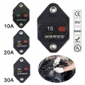 12V 32V DC 10A/15A/20A/30A/40A/50A Circuit Breaker Fuse Inverter with Manual Reset Button F1665|Fuses| - ebikpro.com