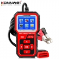 Konnwei Kw681 6v 12v Car Motorcycle Battery Tester Auto Diagnostic Tool 2 In1 2000 Cca Car Obd2 Scanner Full Obd 2 Function - Co