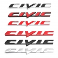 Car 3d Metal Emblem Badge Sticker For Honda Civic Car Rear Tail Trunk Letter Logo Stickers Decals Auto Accessories Car Styling