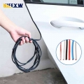 Car U Type Car Door Protection Clear Edge Guards Trim Styling Moulding Strip Rubber Scratch Protector Auto Door Universal - Styl