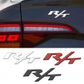 Fashion Car Front Grill Emblem Sticker Grille Badge For Dodge R/T RT Logo Challenger Charger Ram Caliber Auto Accessories