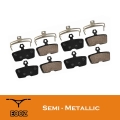 4pairs Bicycle Semi - Metallic Hydraulic Disc Brake Pads For Sram Code 2011+ / Coder Rsc / Guide -re 2011+ / Sram Red 22 / S-700