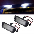 2pcs Led License Plate Light For Hyundai I20 Veloster Fs Xg 30 Terracan Hp Coupe Gk 12v White No Error For Kia Picanto Rio Soul