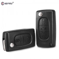 KEYYOU For peugeot 407 407 307 308 607 Remote Key Case Shell Key Cover 3 Buttons Key Case CE0523|key shell peugeot|case key peug