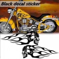 Motorcycle flame skull universal fuel tank car sticker badge totem modification skull sticker garland|Decals & Stickers| -