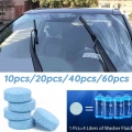 20/40/60Pcs Car Windshield Cleaner Effervescent Tablets Solid Washer Agent Universal Automobile Glass Water Dust Soot Remover| |