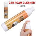 100ml Multi purpose Car Interior Foam Cleaner For Car Dashboard Consoles Leather Anti aging Home Cleaning Spray|Leather & Up